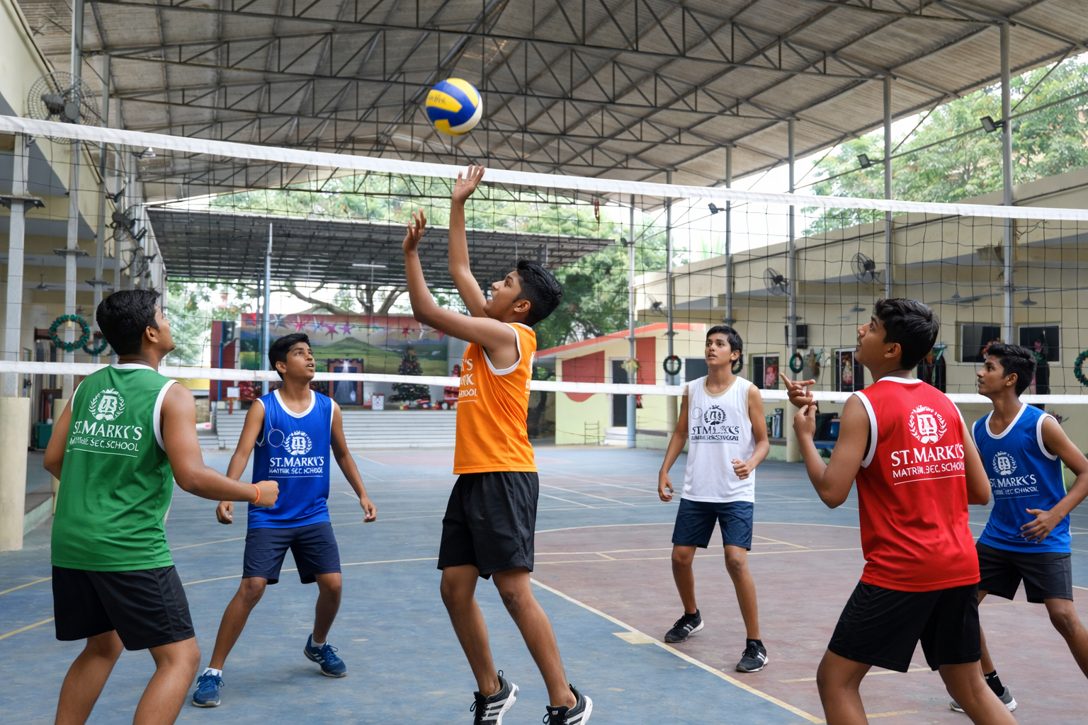 Volleyball match